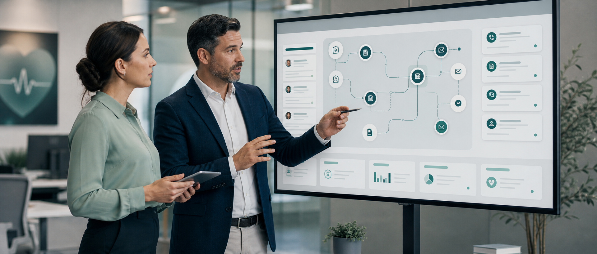 Healthcare Operations und digitale Automatisierung als verbundenes System